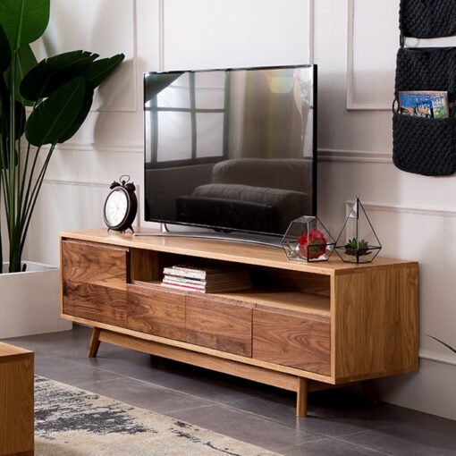 KỆ TIVI ĐẸP GỖ TỰ NHIÊN GHS-3232