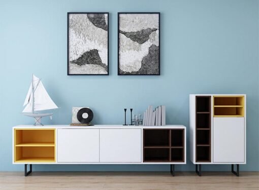 KỆ TIVI GỖ CÔNG NGHIỆP HIỆN ĐẠI GHS-3233