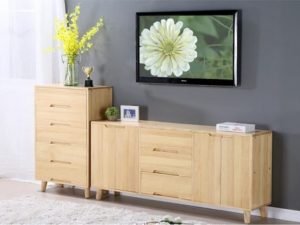 TỦ KỆ TIVI GỖ THÔNG GHS-3235